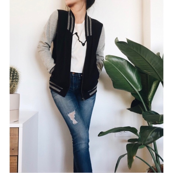 madewell varsity bomber jacket
